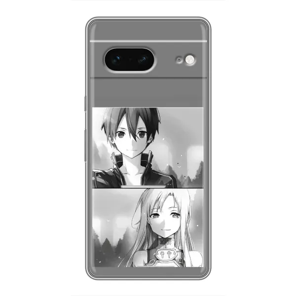 Чохол з малюнком «Кіріто-Асуна» для Google Pixel 7 Чохол з малюнком «Кіріто-Асуна» для Google Pixel 7