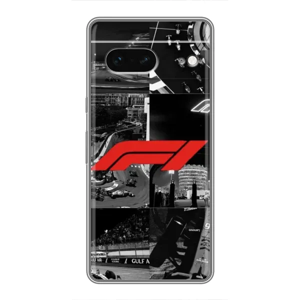 Чехол с рисунком «Коллаж Формула 1» для Google Pixel 7 Чехол с рисунком «Коллаж Формула 1» для Google Pixel 7