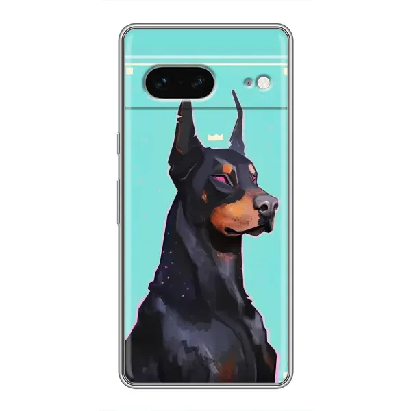 Чохол з малюнком «Король доберман» для Google Pixel 7