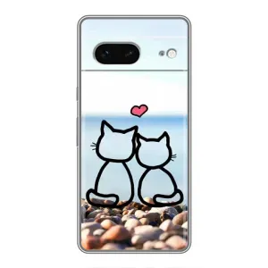 Силіконові Чохли Коханій людині для Google Pixel 7 (Котейки)