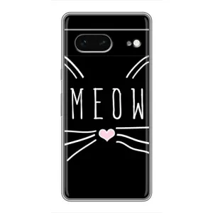 Бампер з зображенням Котиків для Гугул Піксель 7 (КОТИК MEOW)
