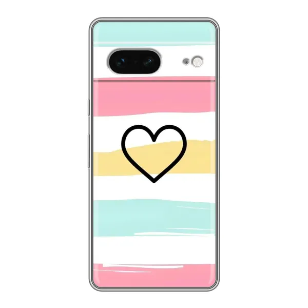Чехол с рисунком «Красивое сердечко» для Google Pixel 7 Чехол с рисунком «Красивое сердечко» для Google Pixel 7
