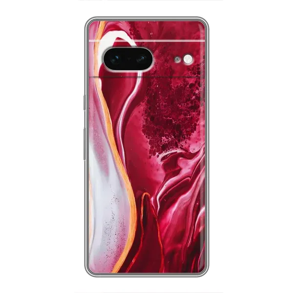 Чехол с рисунком «Красный мрамор» для Google Pixel 7 Чехол с рисунком «Красный мрамор» для Google Pixel 7