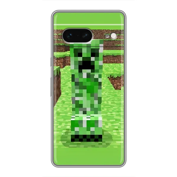 Чехол с рисунком «Крипер 2» для Google Pixel 7 Чехол с рисунком «Крипер 2» для Google Pixel 7