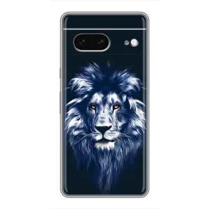 Чохол з картинкою на Google Pixel 7 (Лев – синій)