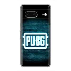 Чехол (TPU) с картинкой "Лого Пабг" на Гугул Пиксель 7 (Лого PUBG)