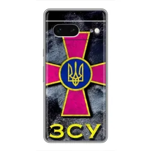 ЗСУ Чехлы (TPU) для Google Pixel 7 (Лого ЗСУ)