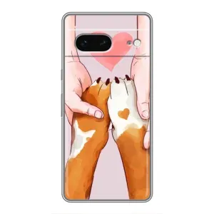 Чохол (ТПУ) Милі песики для Google Pixel 7 (Любов до собак)