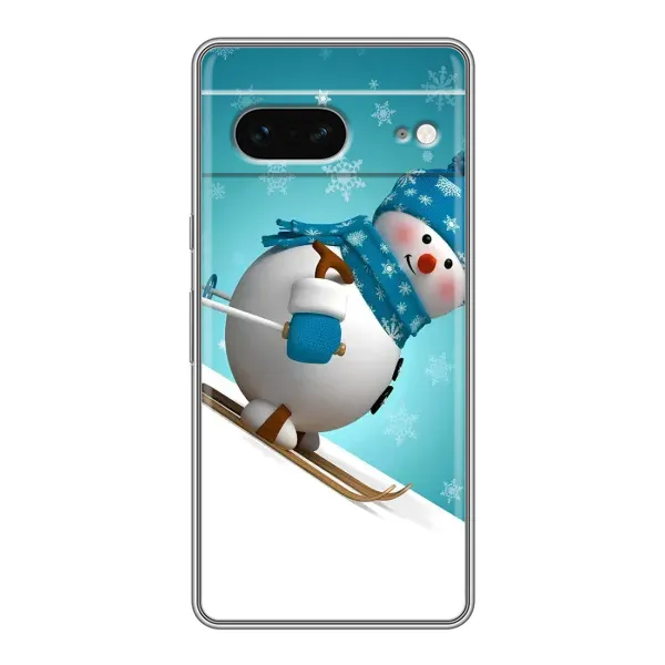 Чехол с рисунком «Лыжник» для Google Pixel 7 Чехол с рисунком «Лыжник» для Google Pixel 7