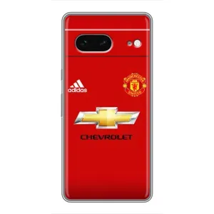 Силиконовые Чехлы принт Футбол на Google Pixel 7 (Man United)