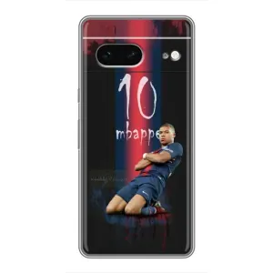 Чехол (TPU) с Футболистом на Google Pixel 7 (MBAPPE 10)