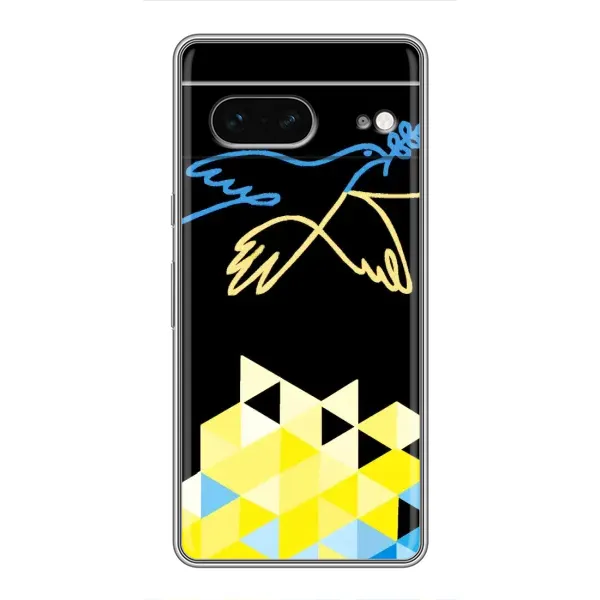 Чехол с рисунком «Мир для Украины» для Google Pixel 7 Чехол с рисунком «Мир для Украины» для Google Pixel 7