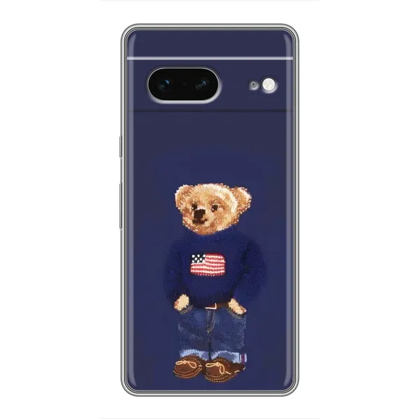 Чехол с рисунком «Мишка USA» для Google Pixel 7 Чехол с рисунком «Мишка USA» для Google Pixel 7