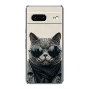 Чохол на тематику: Коти для Google Pixel 7 (Модний кіт)