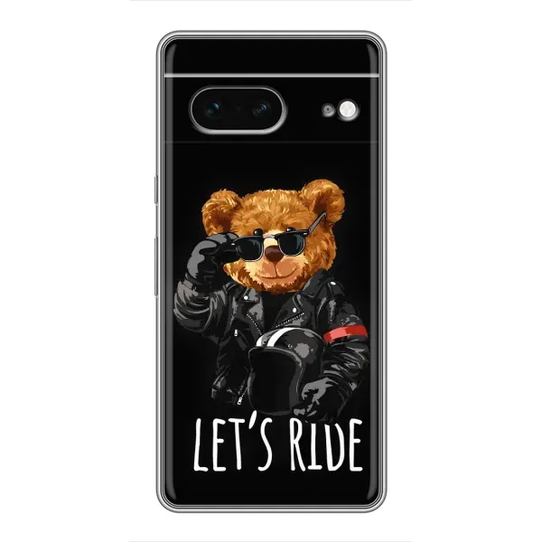 Чехол с рисунком «Модный Мишка» для Google Pixel 7 Чехол с рисунком «Модный Мишка» для Google Pixel 7