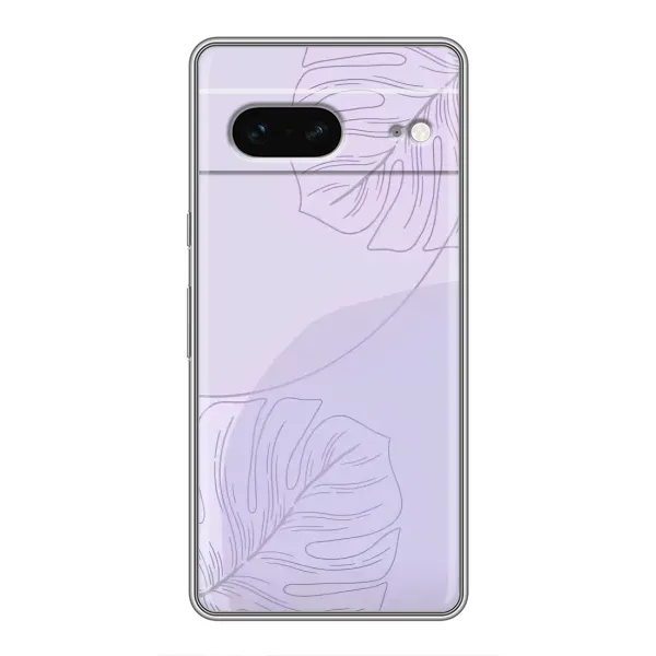 Чехол с рисунком «Монстера фиолетовая» для Google Pixel 7 Чехол с рисунком «Монстера фиолетовая» для Google Pixel 7