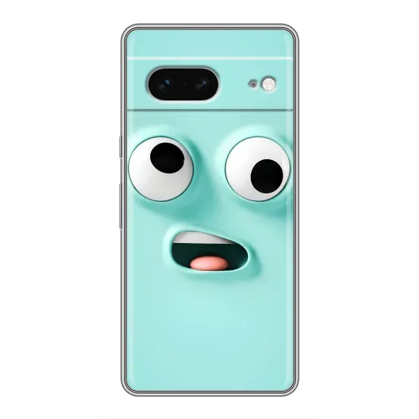 Чехол с рисунком «Забавное мятное лицо» для Google Pixel 7 Чехол с рисунком «Забавное мятное лицо» для Google Pixel 7