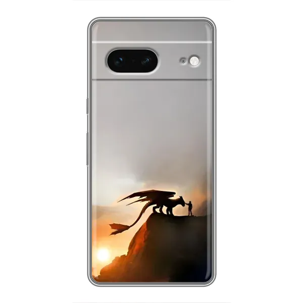 Чехол с рисунком «Мультиик Беззубик» для Google Pixel 7