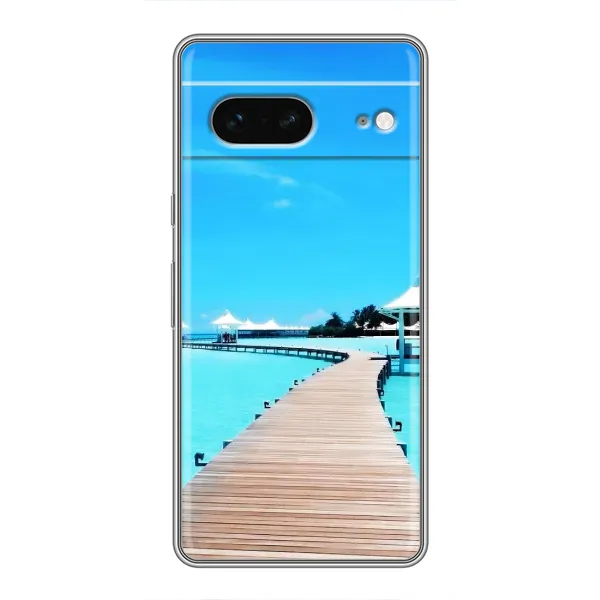 Чехол с рисунком «Набережная» для Google Pixel 7