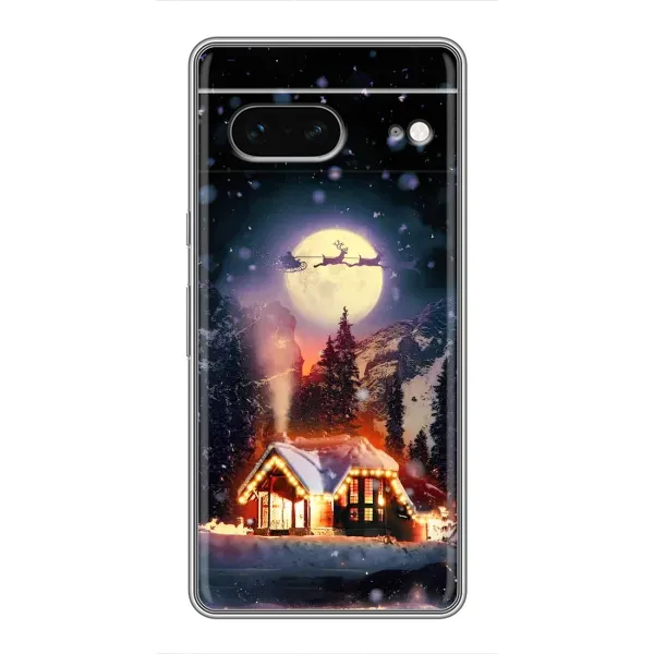 Чехол с рисунком «Настроение зимнее» для Google Pixel 7 Чехол с рисунком «Настроение зимнее» для Google Pixel 7