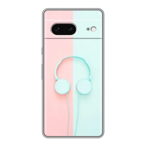 Чехол с рисунком «Наушники» для Google Pixel 7