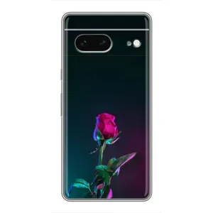 Чехлы с принтом Розочки для Google Pixel 7 (Ночная роза)
