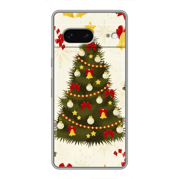 Чехол с рисунком «Новогодний принт» для Google Pixel 7 Чехол с рисунком «Новогодний принт» для Google Pixel 7
