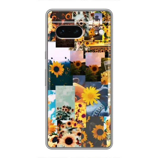 Чехол с рисунком «Подсолнуховый дизайн» для Google Pixel 7 Чехол с рисунком «Подсолнуховый дизайн» для Google Pixel 7