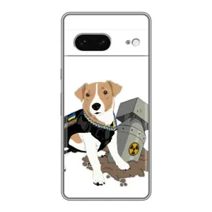 Чохол з принтом Песика Патрон для Google Pixel 7 (Пес Патрон з ракетою)