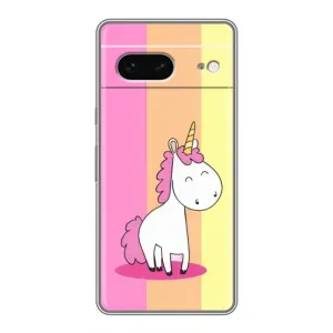 Чехол Unicorn на Google Pixel 7 (Радужный Единорог)