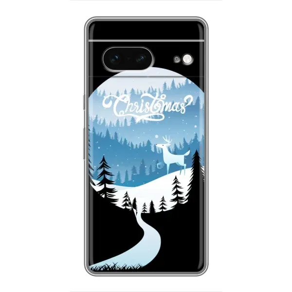 Чехол с рисунком «Рождественский Олень» для Google Pixel 7