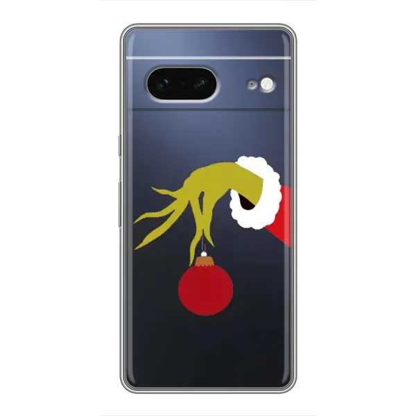 Чехол с рисунком «Рука Гринча» для Google Pixel 7 Чехол с рисунком «Рука Гринча» для Google Pixel 7