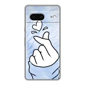 Чехлы (Знак сердечка) на Google Pixel 7 (Сердечка знак)