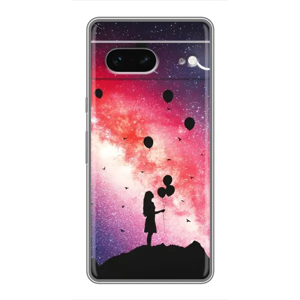 Чехол с рисунком «Шарики в небе» для Google Pixel 7 Чехол с рисунком «Шарики в небе» для Google Pixel 7