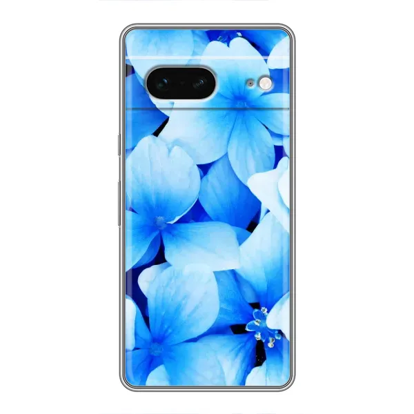 Чехол с рисунком «Синие цветы» для Google Pixel 7 Чехол с рисунком «Синие цветы» для Google Pixel 7