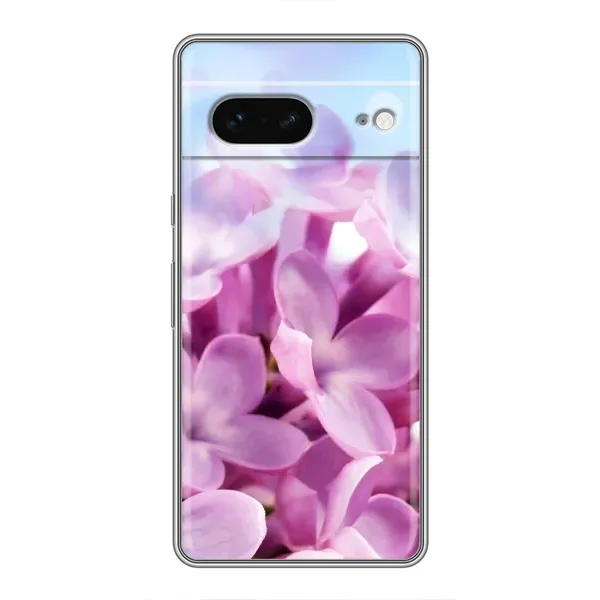 Чехол с рисунком «Сиреневые цветы» для Google Pixel 7 Чехол с рисунком «Сиреневые цветы» для Google Pixel 7