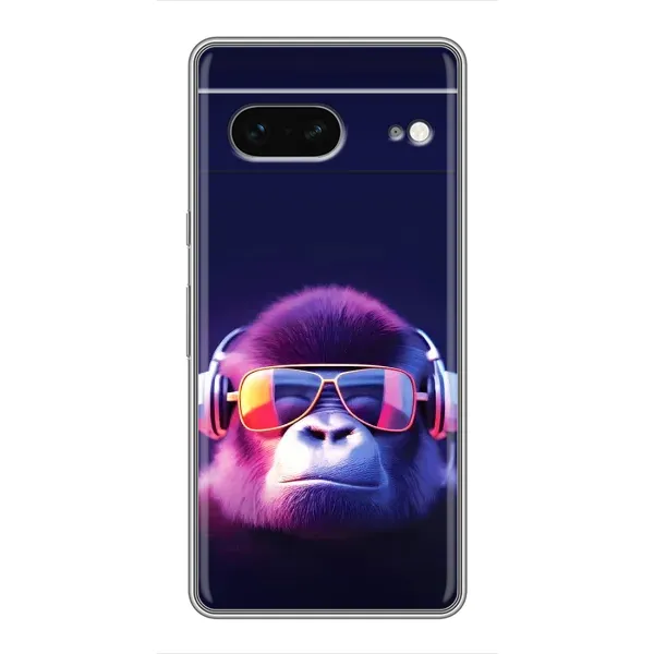 Чехол с рисунком «Стильная обезьяна» для Google Pixel 7 Чехол с рисунком «Стильная обезьяна» для Google Pixel 7
