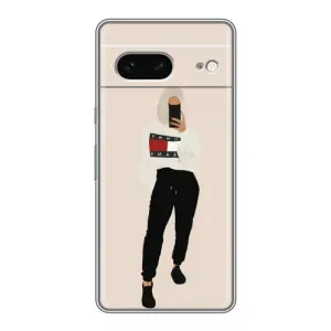 Силіконовый Чохол на Google Pixel 7 з картинкой Модных девушек (Стильна)