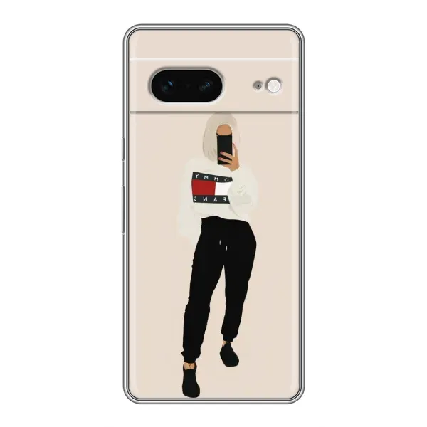 Чехол с рисунком «Стильная» для Google Pixel 7 Чехол с рисунком «Стильная» для Google Pixel 7