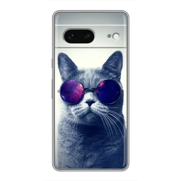 Чехол с рисунком «Стильный КОТ» для Google Pixel 7 Чехол с рисунком «Стильный КОТ» для Google Pixel 7