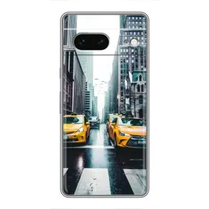 Силиконовый бампер (Работники) на Google Pixel 7 (Такси)