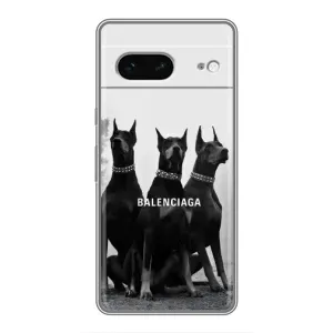 Чохол з малюнком «Три добермана» для Google Pixel 7
