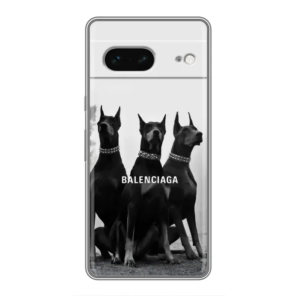 Чохол з малюнком «Три добермана» для Google Pixel 7