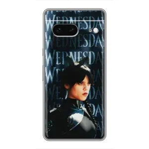 Чехол с рисунком «Уэнздей с ушками» для Google Pixel 7