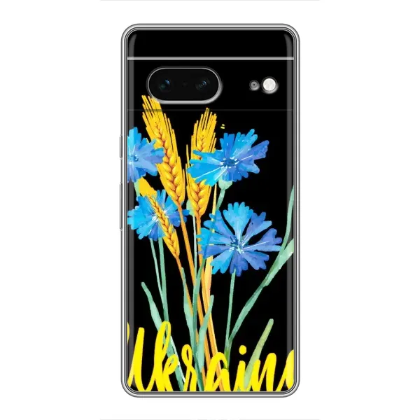 Чехол с рисунком «Ukraine в цветочках» для Google Pixel 7 Чехол с рисунком «Ukraine в цветочках» для Google Pixel 7