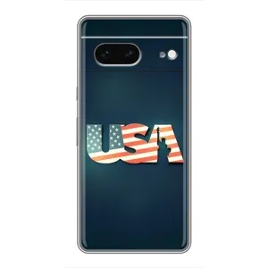 Чехол с рисунком «USA» для Google Pixel 7