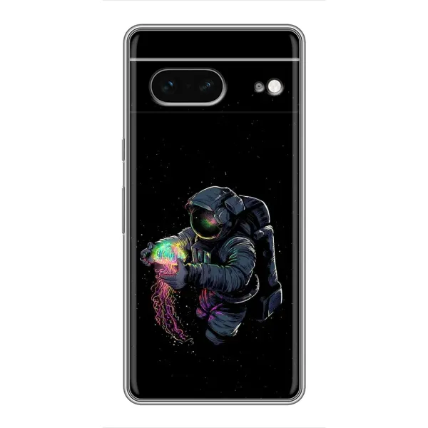 Чехол с рисунком «В руках земля» для Google Pixel 7