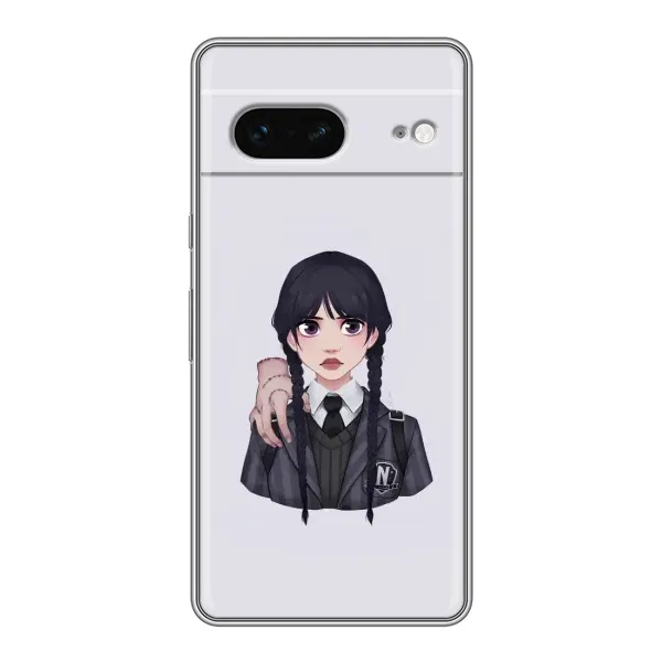 Чехол с рисунком «Вещь Венсдей» для Google Pixel 7