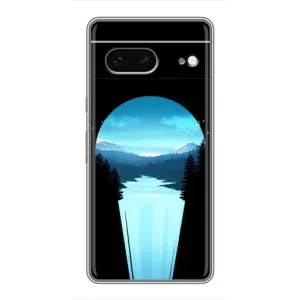 Літній Чохол на Google Pixel 7 (Синій Водоспад)