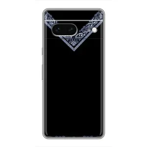 Силиконовый Чехол на Google Pixel 7 (Воротник вышиванки)